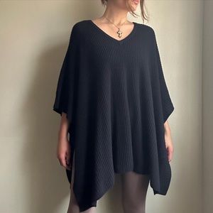 Halogen cashmere poncho
